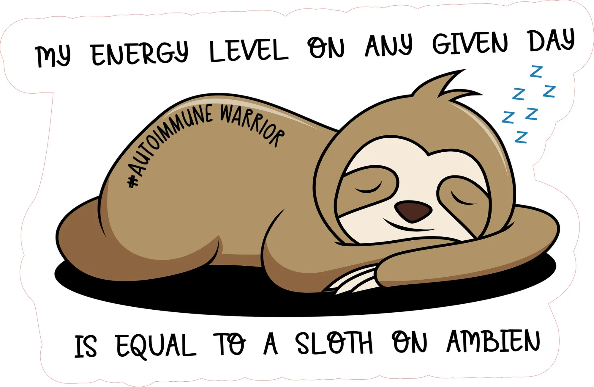 Stickers-Sloth-Ambien