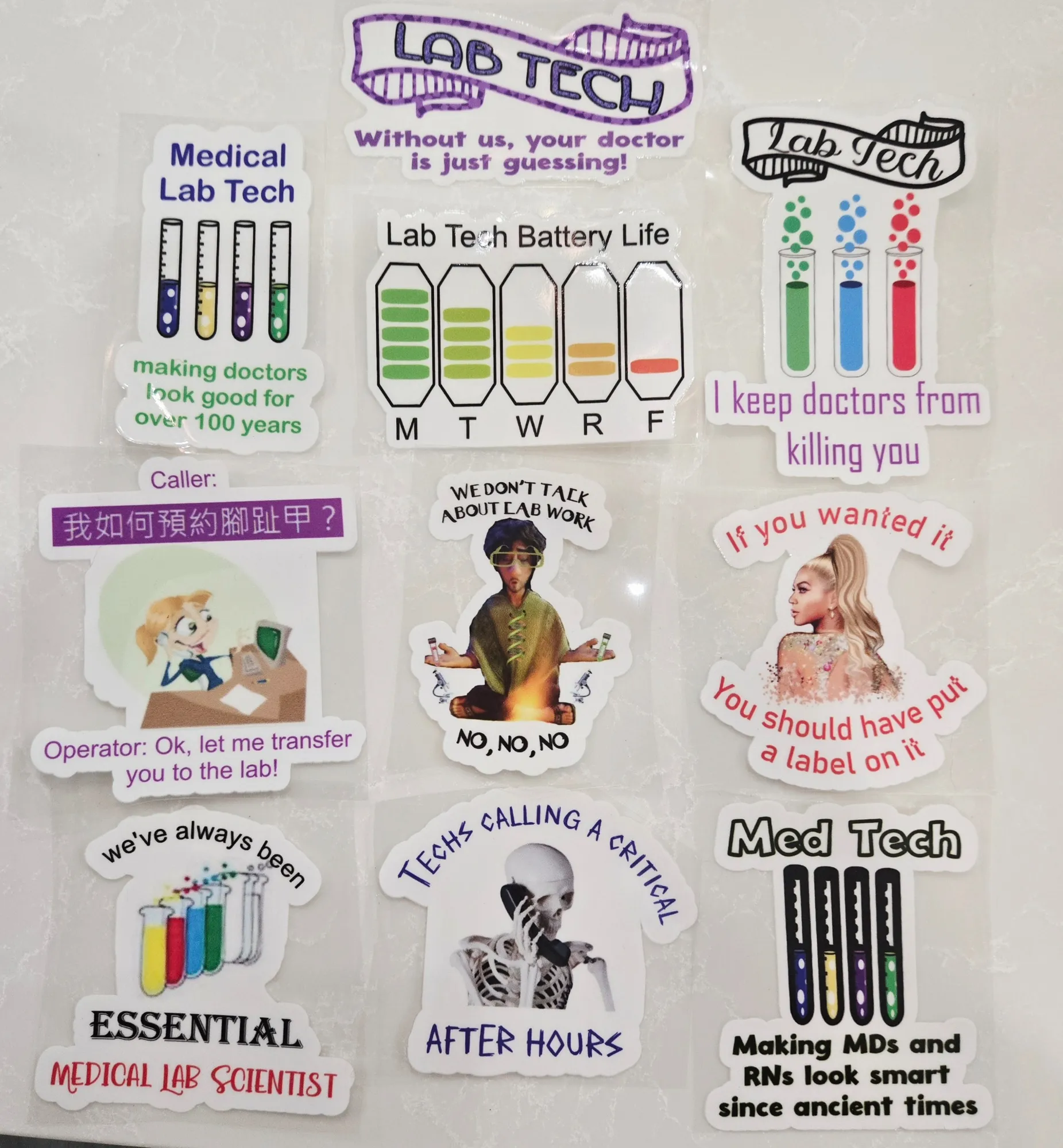 Stickers-Lab-Tech