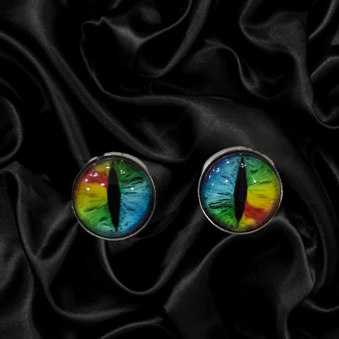 Dragon Studs - Rainbow