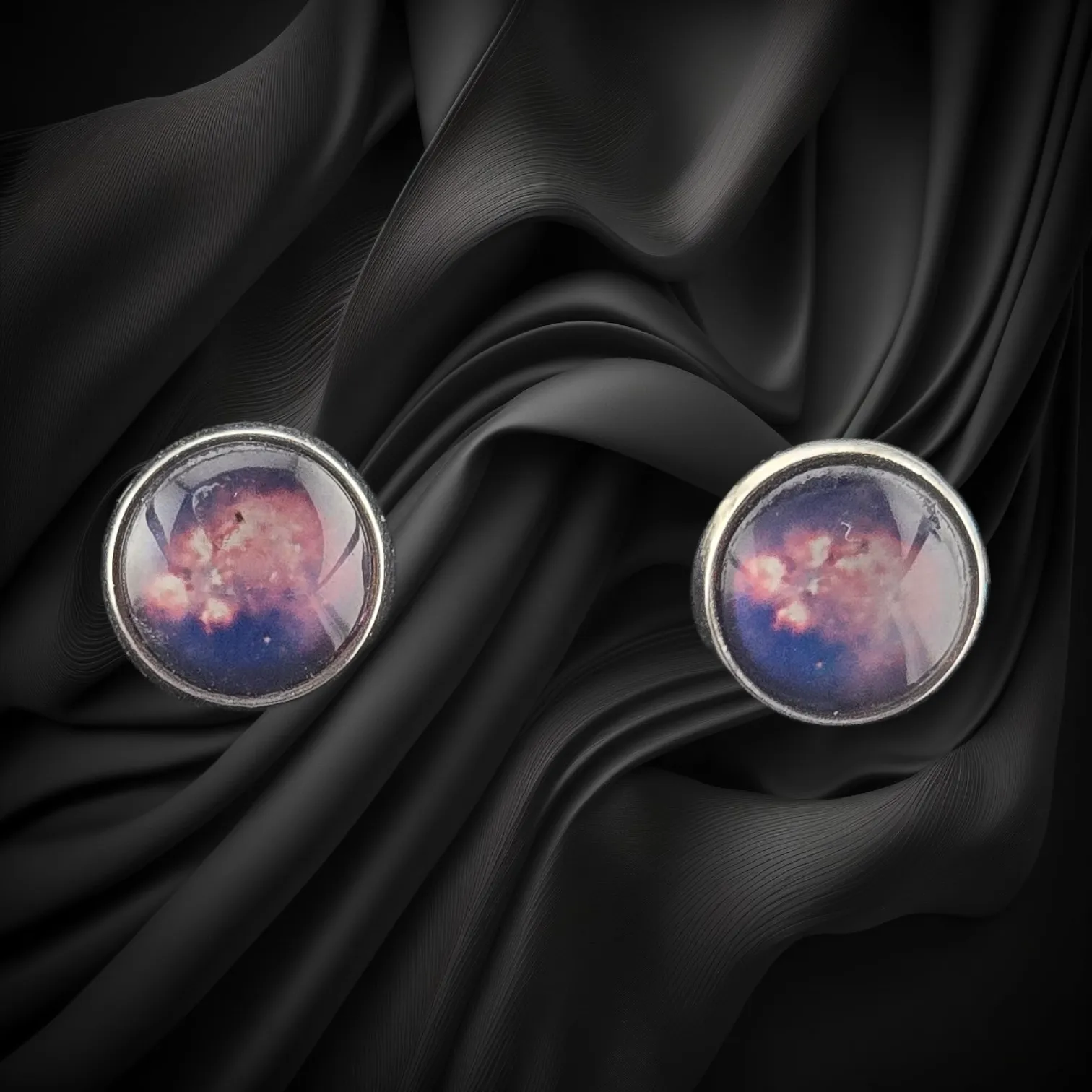 Cosmic Dusk Galaxy Stud Earrings