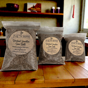 Applewood Smoked Madagascar Bourbon Vanilla Sea Salt - Homemade