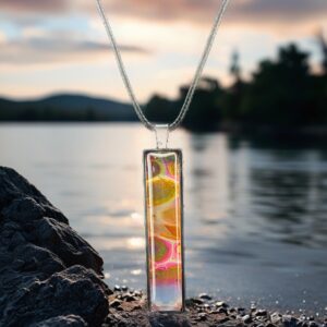 Sunset Reflection Bar Necklace