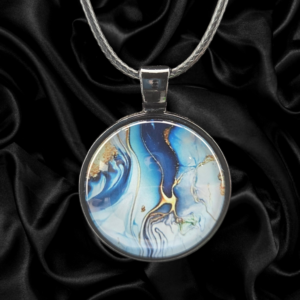 Blue River Marble Necklace