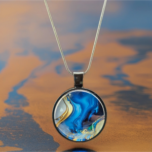 Ocean Vein Marble Necklace