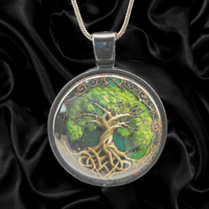 Emerald Roots Tree Necklace