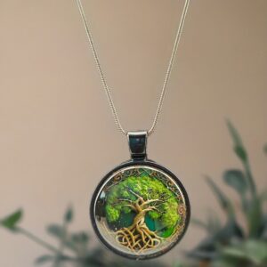 Emerald Roots Tree Necklace