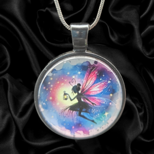 Fairy Lantern Necklace – Silver Toned